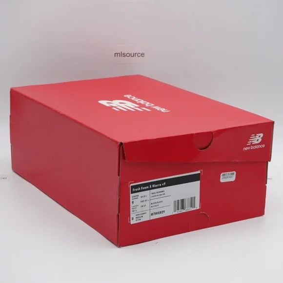 NEW New Balance Fresh Foam X Hierro V9 Trail Shoes Men's MTHIERZ9 Black Cement - Picture 6 of 14